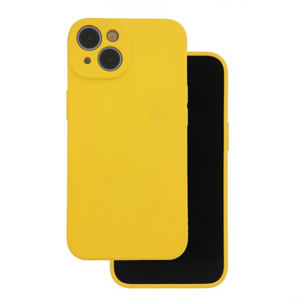 Silicon case for iPhone 14 6,1&quot yellow