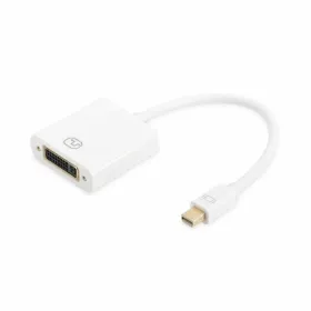 Adapteris iš Mini Display prievado į DVI Digitus AK-340406-001-W Balta Juoda