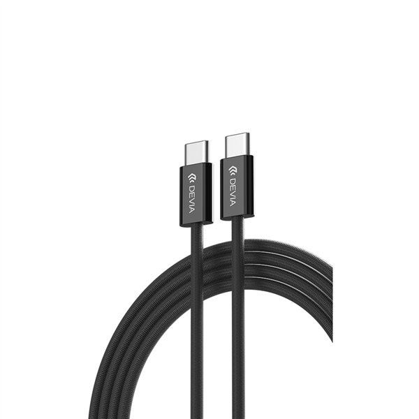 Кабель Devia Smart EC325 PD USB-C - USB-C 1,0 м 60 Вт 3 А черный