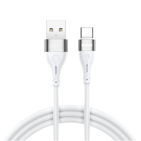 BWOO Cable USB - USB-C 1m 3A Minimalist Silicone White X280C