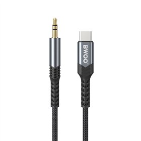 BWOO kabel AUX 3.5mm - USB-C BO-AUX066 czarny