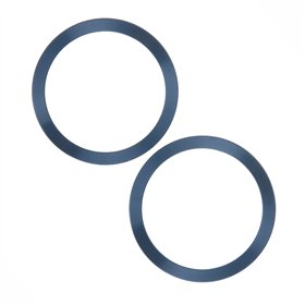 Металлическое кольцо (2 в комплекте) тёмно-синее