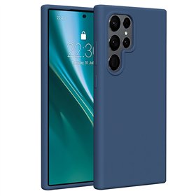 Etteri silikoninis dėklas Samsung Galaxy S24 Ultra tamsiai mėlynas
