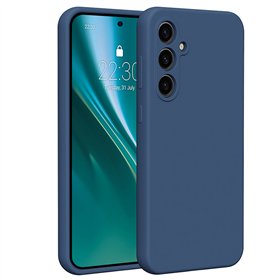 Etteri silikoninis dėklas, skirtas Samsung Galaxy S23 FE tamsiai mėlynas
