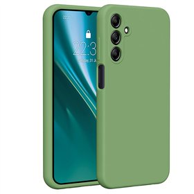 Etteri silikoninis dėklas, skirtas Samsung Galaxy A15 4G / A15 5G šviesiai žalias