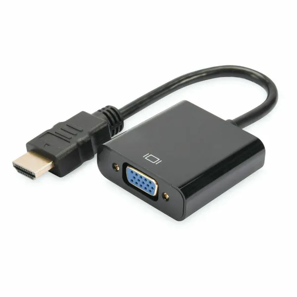 HDMI - VGA Adapteri Digitus DA-70461 Musta