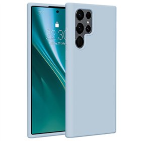 Etteri silikonikotelo Samsung Galaxy S22 Ultra vaaleansiniselle