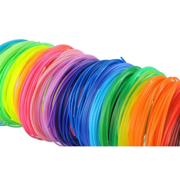 PLA 3D gijos - rinkinys 30 vnt x 5 m