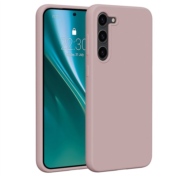 Etteri silikonikotelo Samsung Galaxy S23 Plus vaaleanpunaiselle