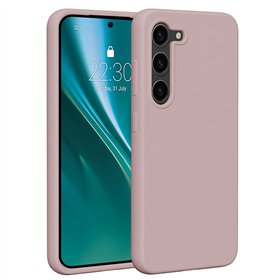 Etteri silikoninis dėklas Samsung Galaxy S23 šviesiai rožinis