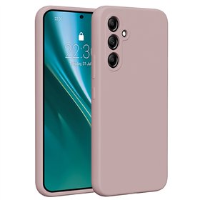 Силиконовый чехол Etteri для Samsung Galaxy A54 5G светло-розовый