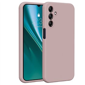 Etteri silikoninis dėklas, skirtas Samsung Galaxy A15 4G / A15 5G šviesiai rožinis