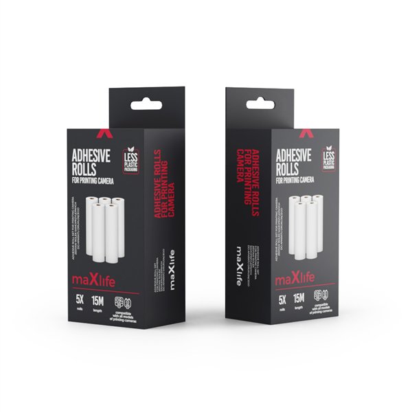 Набор рулонов клея Maxlife для печатающей камеры