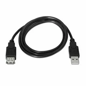 Удлинительный кабель TooQ FS20200M-B 1,8 m USB Чёрный 1,8 m