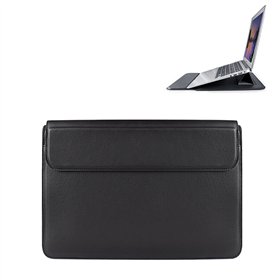 Devia klēpjdatora soma / MacBook stiprinājuma soma UltraThin 13,3'' ūdensizturīga PU āda melna