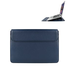 Devia laptop bag / MacBook bracket bag Ultra-Thin 13,3'' waterproof PU leather blue
