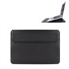Devia klēpjdatora soma / MacBook stiprinājuma soma UltraThin 15,4'' ūdensizturīga PU āda melna