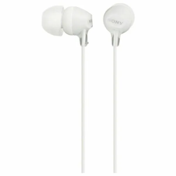 Headphones with Microphone Sony MDR-EX155AP White