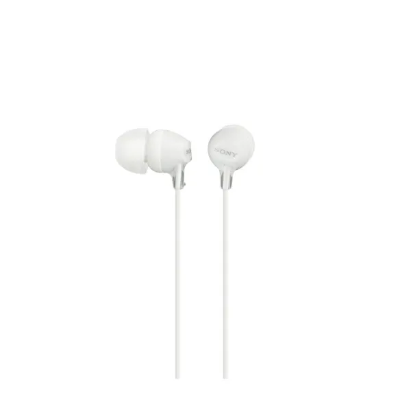 Headphones with Microphone Sony MDR-EX155AP White