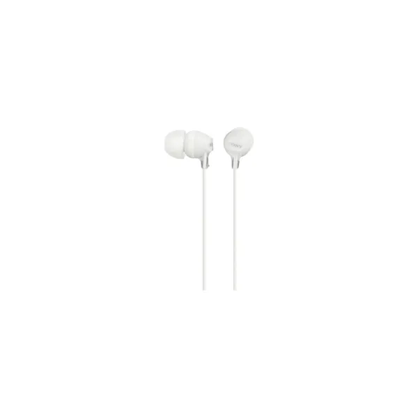 Headphones with Microphone Sony MDR-EX155AP White