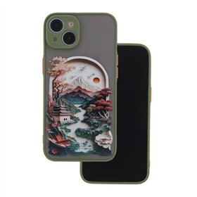 Ultra Trendy case for iPhone 15 6,1&quot Travel green