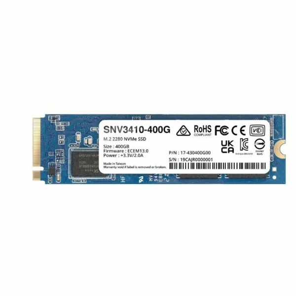 Cietais Disks Synology SNV3410-400G 400 GB SSD