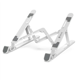 Devia adjustable folding holder stand EL159 for laptop tablet white