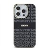 Чехол DKNY для iPhone 15 Plus 6,7 дюйма DKHMP15MHRHSEK, черный HC Magsafe из поликарбоната и термопластичного полиуретана с повт