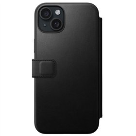 „Nomad“ modernus odinis lankstus dėklas, skirtas „iPhone 15 Plus 6,7“ telefonui, juodas