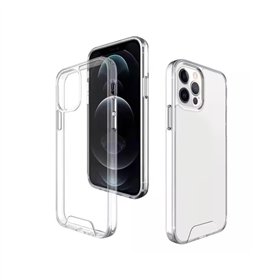 Hybrid Crystal case for iPhone 16 Pro Max 6,9&quot transparent big hole