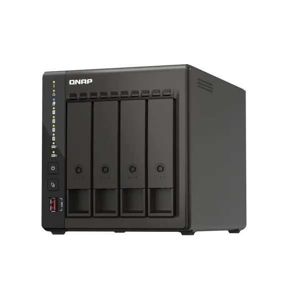 NAS Tīkla Suzrage Qnap TS-453E-8G Melns Intel Celeron Intel Celeron J6412