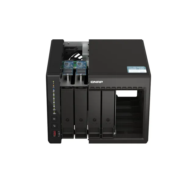 NAS Tīkla Suzrage Qnap TS-453E-8G Melns Intel Celeron Intel Celeron J6412