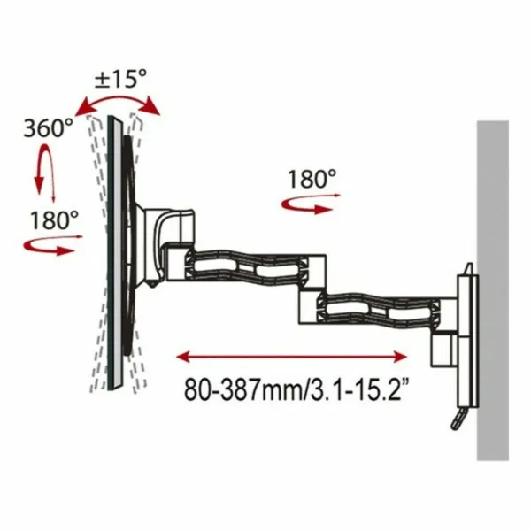 Подставка для ТВ Haeger 5608475 17" - 37"