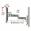Подставка для ТВ Haeger 5608475 17" - 37"