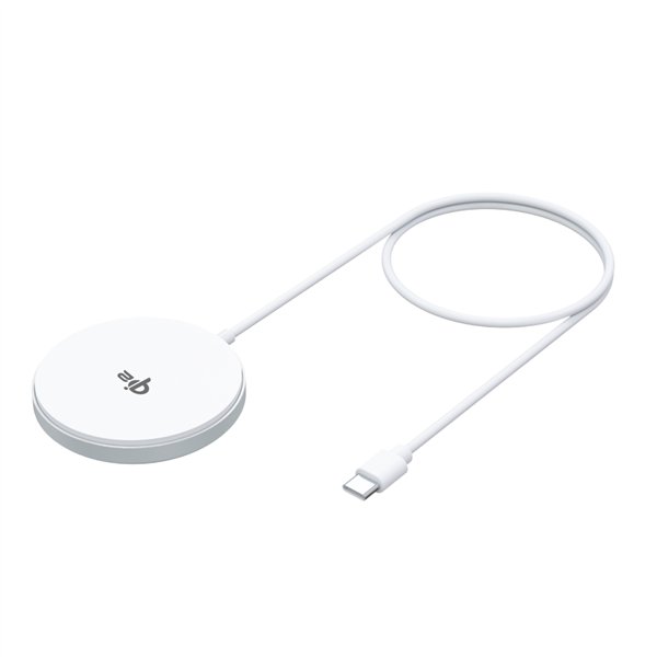 Магнитное беспроводное зарядное устройство Forever MAWC-300 Qi2 15 Вт, серебристое