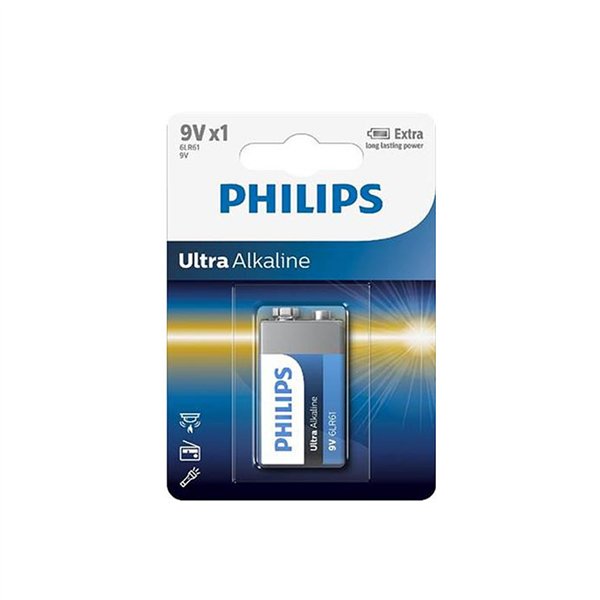 Paristo PHILIPS 6LR61 9V Ultra Alkaline
