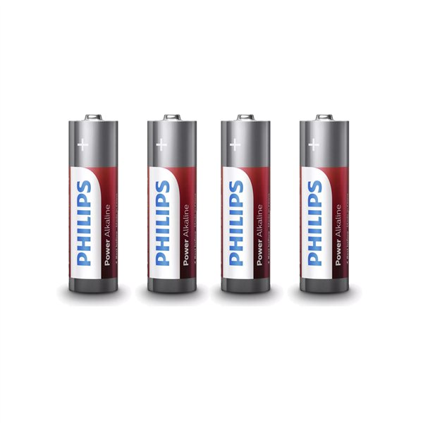 Battery PHILIPS AA 4pcs Power Alkaline