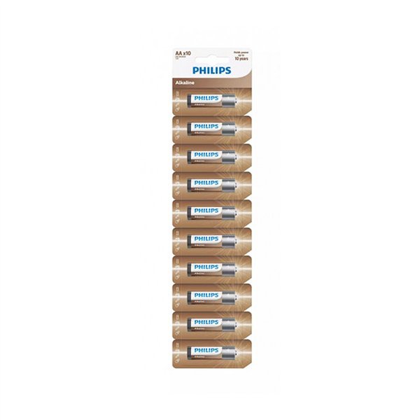Battery PHILIPS AA LR6 10pcs blister Alkaline
