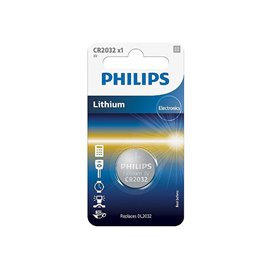 Батарейка PHILIPS CR2032 литиевая 1 шт. в блистере