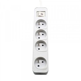 Power strip PHILIPS extension cord 4 sockets 3m 10A white