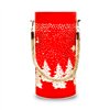 Christmas glass Lantern FCL-10 red-gold L Forever Light