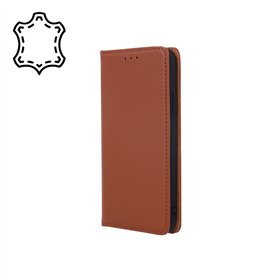 Genuine Leather Smart Pro for iPhone 16 Plus 6,7&quot brown