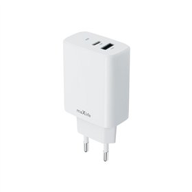 „Maxlife MXTC-10-30AC PD QC“ įkroviklis, 1x USB-C, 1x USB, 30W, baltas