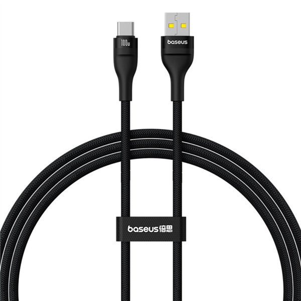 USB A - USB-C kabelis Baseus P10311804111-01 Juoda 2 m