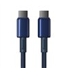 Baseus Tungsten Gold Fast Charging Data Cable Type-C to Type-C 100W 2m Deepsea Blue