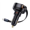 Baseus Enjoyment Pro Car Charger PD -autolaturi 1x USB-C-portti 55W kaapelilla musta