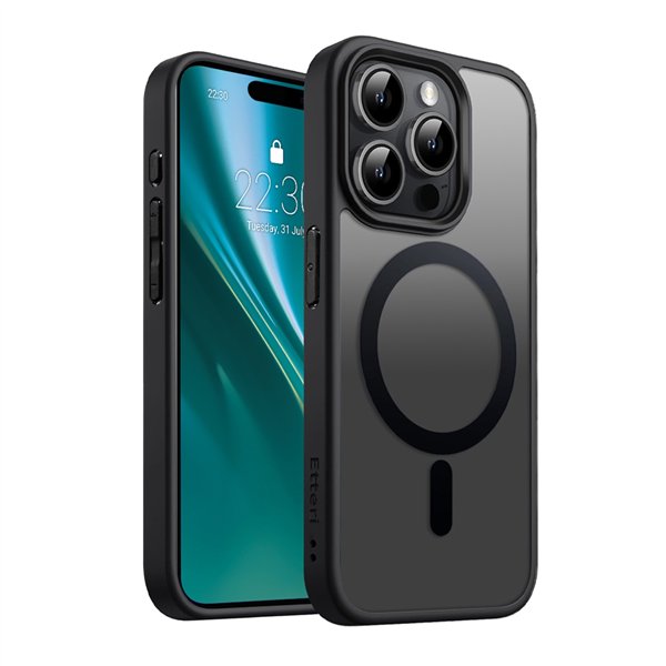 Etteri Matt Mag maciņš iPhone 14 Pro 6,1" melns
