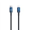Forever Ombre laidas USB-C - Lightning 1,0 m 27W juodas