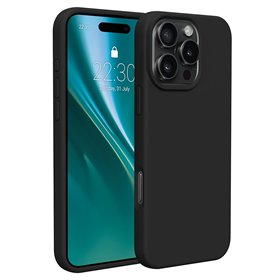 Чехол Etteri Silicone для iPhone 16 Pro 6,3&quot, черный