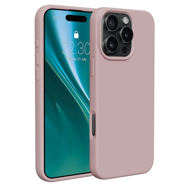 Чехол Etteri Silicone для iPhone 16 Pro Max 6,9&quot светло-розовый